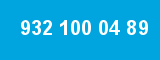 932 100 04 89 932 100 04 89